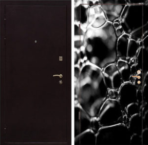 Входная металлическая дверь порошковое напыление и фотопечать СП029